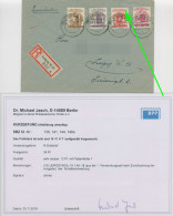 SBZ West-Sachsen 1946 1. Verwendungszeit+Plattenfehler 138/148a Gepr. (T19695) - Andere & Zonder Classificatie