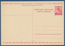 Böhmen Und Mähren 1939 Lindenzweig Postkarte P 3 Ungebraucht (X40619) - Brieven En Documenten