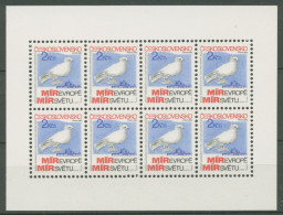 Tschechoslowakei 1983 Friedenstreffen Prag 2720 K Postfrisch (C62856) - Blocchi & Foglietti