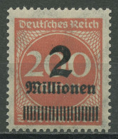 Deutsches Reich 1923 Mit Aufdruck 309 A P B Postfrisch Geprüft - Ungebraucht