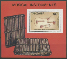 Tansania 1989 Musikinstrumente Violinen Block 92 Postfrisch (C40655) - Tansania (1964-...)