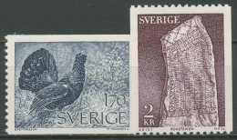 Schweden 1975 Auerhuhn Runenstein 906/07 Y Postfrisch - Neufs