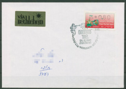 Israel ATM 1992 Weihnachten 023 Ersttagsbrief Einzelwert ATM 5 FDC (X80427) - Viñetas De Franqueo (Frama)