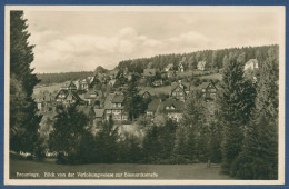 Braunlage Blick V. D. Verlobungswiese Zur Bismarckstraße, Gelaufen 1938 (AK4555) - Braunlage