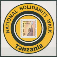 Tansania 1989 Nationaler Solidaritätsmarsch Block 93 Postfrisch (C40656) - Tansania (1964-...)