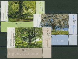 Bund 2013 Wohlfahrt Blühende Bäume 2980/82 Ecke 4 Mit TOP-ESST Berlin (E3978) - Used Stamps