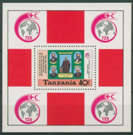 Tansania 1988 125 Jahre Rotes Kreuz Block 85 Postfrisch (C40650) - Tanzanie (1964-...)