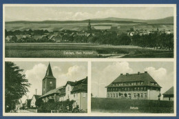 Calden, Bezirk Kassel, An Der Kirche Schule, Gelaufen 1938 (AK4561) - Kassel