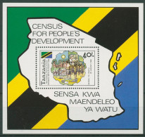Tansania 1988 Volkszählung Block 71 Postfrisch (C40666) - Tanzania (1964-...)