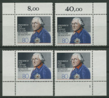 Bund 1986 König Friedrich Der Große 1292 Alle 4 Ecken Postfrisch (E1486) - Ungebraucht