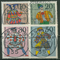 Bund 1970 Wohlfahrt Marionetten 650/53 TOP-Stempel - Used Stamps