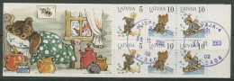 Lettland 1994 Kinderbuchillustrationen MH 2 Gestempelt (C62969) - Lettonie