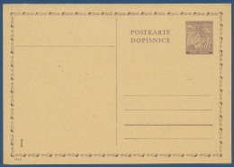 Böhmen Und Mähren 1940 Lindenzweig Postkarte M. Antwort P 11 Ungebraucht (X40625) - Covers & Documents