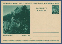 Böhmen Und Mähren 1939 Bildpostkarte Mähr. Karst P 6 /05 Ungebraucht (X40628) - Brieven En Documenten