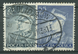 Polen 1937 Marschall Edward Rydz-Smigly 319/20 Gestempelt - Gebraucht