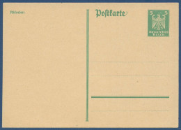 Deutsches Reich 1925 Adler Postkarte P 162 I Ungebraucht (X40434) - Altri & Non Classificati