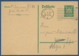 Deutsches Reich 1925 Adler Postkarte P 162 I Gebraucht (X40598) - Otros & Sin Clasificación