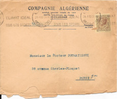 Principauté De Monaco  Sur Lettre  1932 - Brieven En Documenten