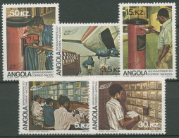 Angola 1983 185 Jahre Angolanische Post Flugzeug Briefkasten 686/90 Postfrisch - Angola