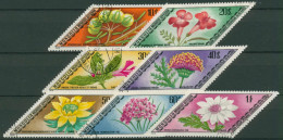 Mongolei 1975 Heilpflanzen Blumen 917/23 Gestempelt - Mongolie