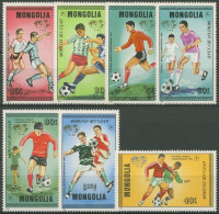 Mongolei 1982 Fussball-WM Mexiko 1764/70 Postfrisch - Mongolië