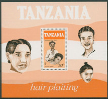Tansania 1987 Frisuren Block 63 Postfrisch (C40660) - Tanzanie (1964-...)