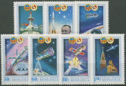 Mongolei 1981 Sowjetisch-mongolischer Weltraumflug 1367/73 Postfrisch - Mongolie