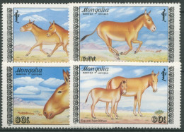 Mongolei 1988 Pferde Dschiggetai 1995/98 Postfrisch - Mongolei