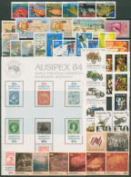 Australien 1984 Jahrgang Komplett (861/909, Block 7) Postfrisch (SG40388) - Années Complètes