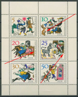 DDR 1966 Märchen Mit 3 Plattenfehlern 1236/41 K (10 A VI) Postfrisch (C80569) - Abarten Und Kuriositäten