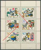 DDR 1966 Märchen Mit 2 Plattenfehlern 1236/41 K (10 A III) Postfrisch (C80564) - Variétés Et Curiosités