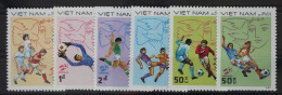 Vietnam 1248-1253 Postfrisch Fußball - Weltmeisterschaft #WW691 - Viêt-Nam