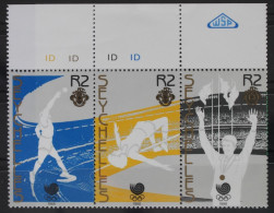 Seychellen 666-670 Postfrisch Fünferstreifen, Olympische Spiele #WW684 - Seychellen (1976-...)