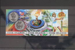 Cookinseln 1256-1258 Postfrisch Dreierstreifen, Olympische Spiele #WW581 - Cook Islands