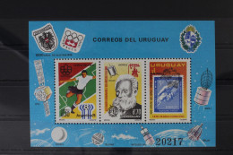 Uruguay Block 29 Mit 1406-1408 Postfrisch Olympische Spiele #WW646 - Uruguay