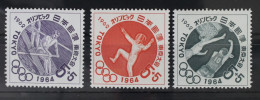 Japan 807-809 Postfrisch Olympische Spiele #WW630 - Sonstige & Ohne Zuordnung