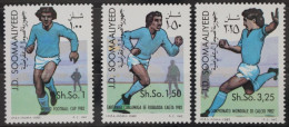 Somalia 315-317 Postfrisch Fußball - Weltmeisterschaft #WW703 - Somalie (1960-...)