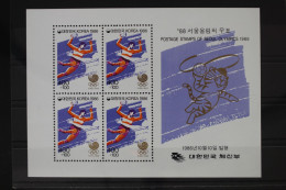 Korea Block 523 Mit 4 X 1480 Postfrisch Olympische Spiele #WW673 - Korea (Zuid)