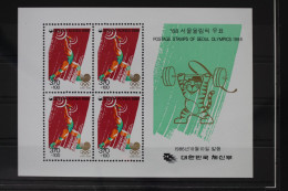 Korea Block 522 Mit 4 X 1479 Postfrisch Olympische Spiele #WW672 - Korea (Süd-)