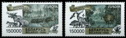 SALE!!! BELARUS BIELORRUSIA BIELORRUSSIE WEISSRUSSLAND 1999 EUROPA CEPT National Reserves & Parks 2 Stamps Set MNH ** - 1999