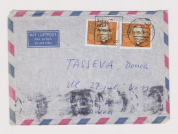 Germany Bundes 1980s Airmail Cover With Topic Stamps Mi#1220 2x60Pf. (Pope Pius XII), Sent Abroad To Bulgaria (955) - Lettres & Documents