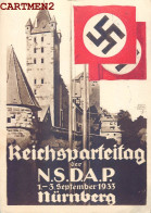 PROPAGANDE REICHSPARTEITAG N.S.D.A.P. 1933  Propagandakarte Nürnberg Reichsparteitag Festpostkarte 1933 WW2 Nazi Nazisme - Guerre 1939-45