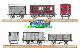 R569521 Garstang And Knott End Rly. 8 Ton Covered Salt Wagon. Passenger Brake Va - World