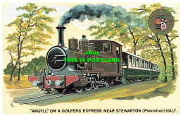 R569523 Argyll On A Golfers Express Near Stewarton Halt. Campbeltown And Machrih - World