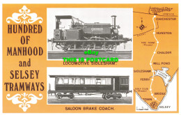 R569528 Hundred Of Manhood And Selsey Tramways. Locomotive Sidlesham. Saloon Bra - World