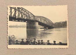 Photo Grudziądz Graudenz Broken Kapüt Bridge Brücke Weichsel Wisla River WOII WO2 - War, Military