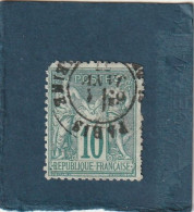 ///   FRANCE ///   TYPE SAGE  N° 76 ---- 10 Cts Vert Côte 325€ Départ 3% De La Côte - 1876-1898 Sage (Type II)