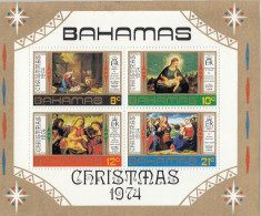 BAHAMAS Block 12,unused,Christmas 1972 (**) - Bahamas (1973-...)