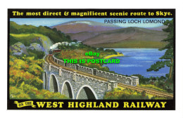 R569617 Passing Loch Lomond. West Highland Railway Company. North British Railwa - World