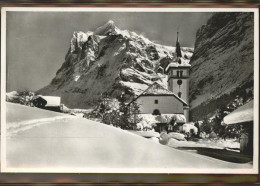 11293579 Grindelwald Kirche Wetterhorn Grindelwald - Autres & Non Classés
